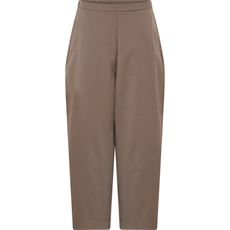 FRAU BUKSER, NEW MELBOURNE WOOL ANKLE PANT, WALNUT